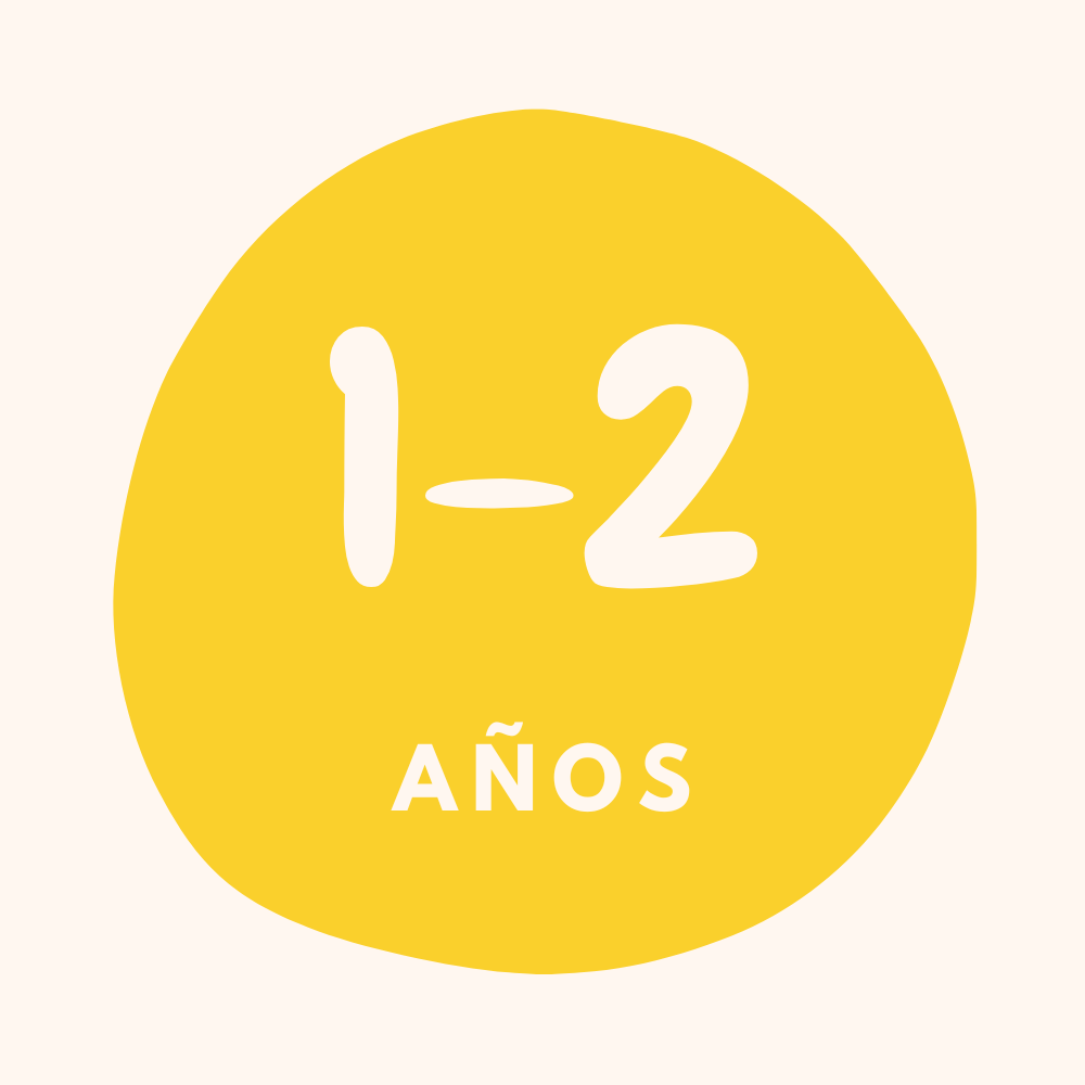 De 1 a 2 años