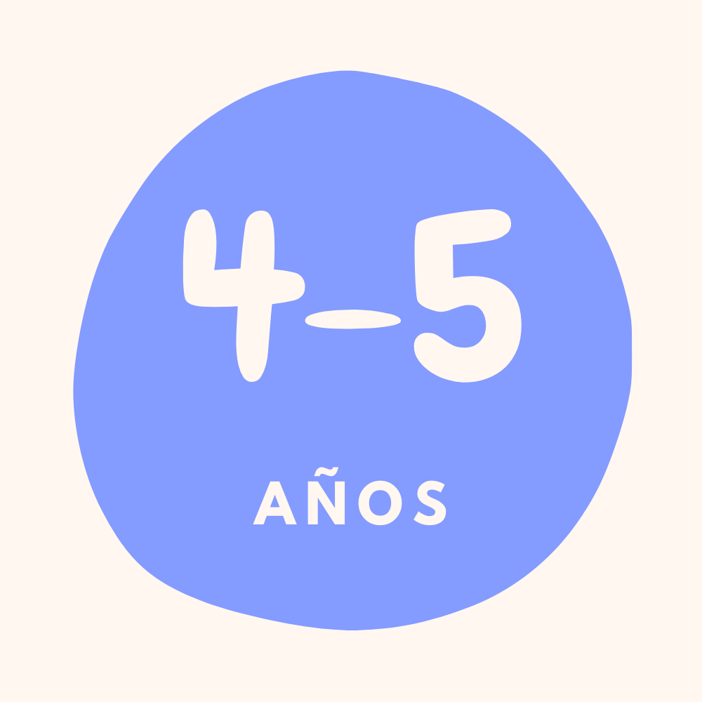 De 4 a 5 años