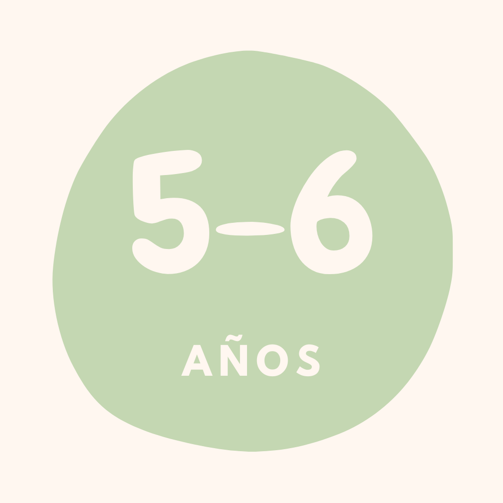 De 5 a 6 años